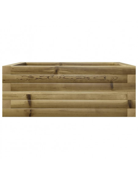 Fioriera da Giardino 60x60x23 cm in Legno di Pino Impregnato