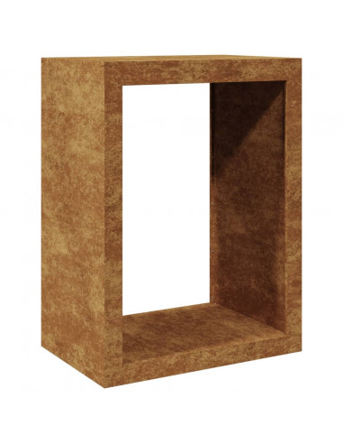 Rastrelliera per Legna 60x40x80 cm in Acciaio Corten