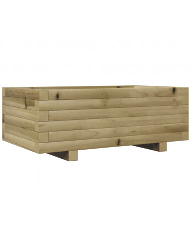 Fioriera da Giardino 70x40x26,5 cm in Legno di Pino Impregnato