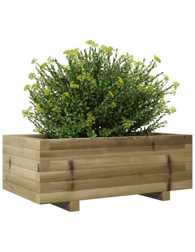 Fioriera da Giardino 70x40x26,5 cm in Legno di Pino Impregnato