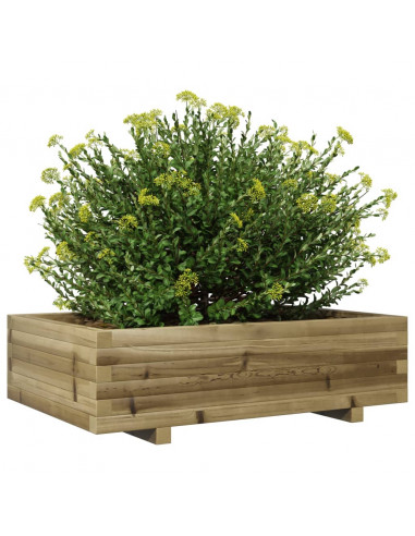 Fioriera da Giardino 90x60x26,5 cm in Legno di Pino Impregnato