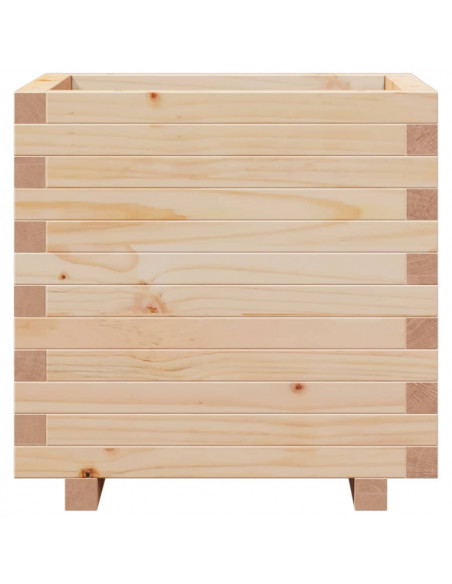 Fioriera da Giardino 50x50x49,5 cm in Legno Massello di Pino