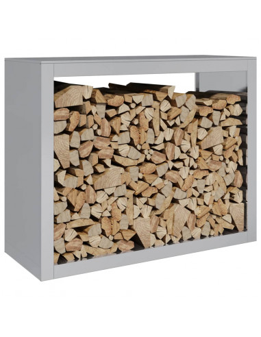 Rastrelliera per Legna da Ardere 100x40x80cm in Acciaio Zincato