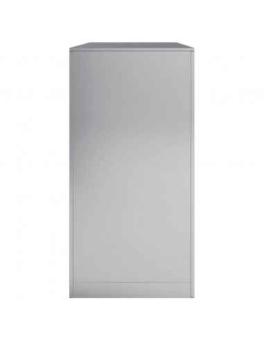 Rastrelliera per Legna da Ardere 100x40x80cm in Acciaio Zincato