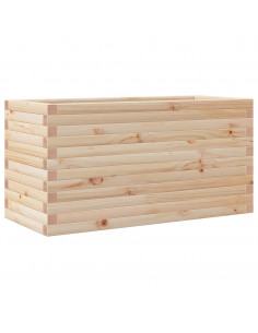 Fioriera da Giardino 90x40x46 cm in Legno Massello di Pino 2
