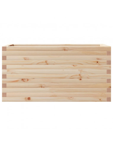 Fioriera da Giardino 90x40x46 cm in Legno Massello di Pino