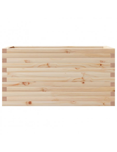 Fioriera da Giardino 90x40x46 cm in Legno Massello di Pino