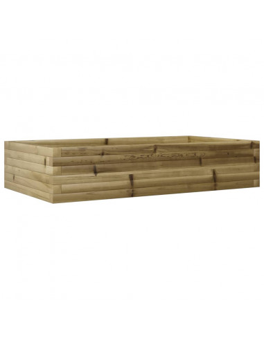 Fioriera da Giardino 110x60x23 cm in Legno di Pino Impregnato