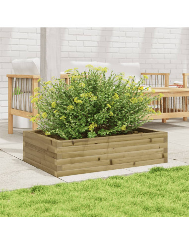 Fioriera da Giardino 90x60x23 cm in Legno di Pino Impregnato