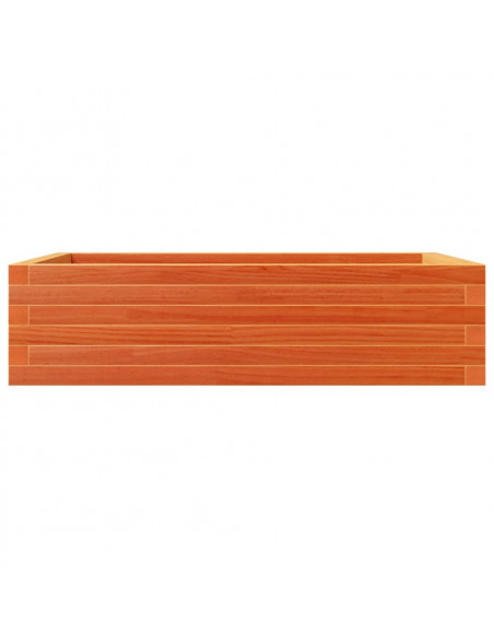 Fioriera Giardino Marrone Cera 90x60x23 cm Legno Massello Pino