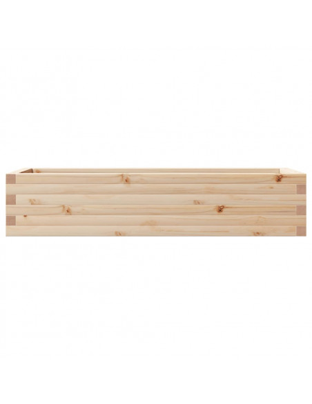 Fioriera da Giardino 110x40x23 cm in Legno Massello di Pino