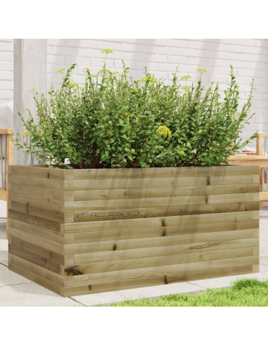 Fioriera da Giardino 90x60x45,5 cm in Legno di Pino Impregnato