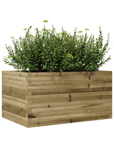 Fioriera da Giardino 90x60x45,5 cm in Legno di Pino Impregnato