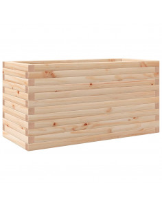 Fioriera da Giardino 90x40x45,5 cm in Legno Massello di Pino 2