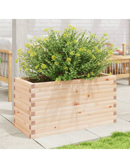 Fioriera da Giardino 90x40x45,5 cm in Legno Massello di Pino