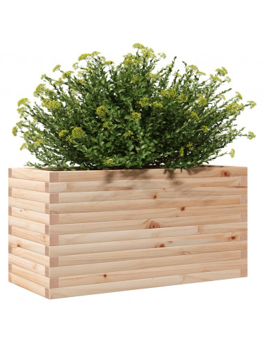 Fioriera da Giardino 90x40x45,5 cm in Legno Massello di Pino