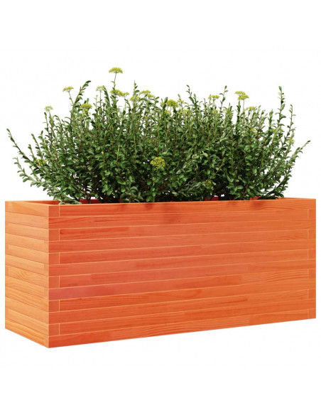 Fioriera Giardino 110x40x45,5cm Legno Massello Pino