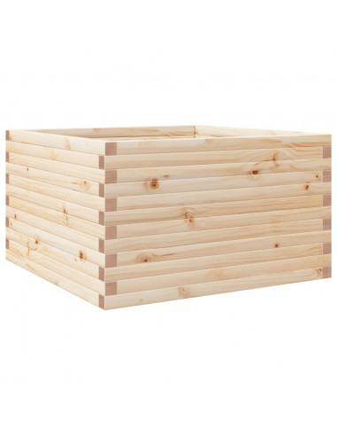 Fioriera da Giardino 80x80x46 cm in Legno Massello di Pino