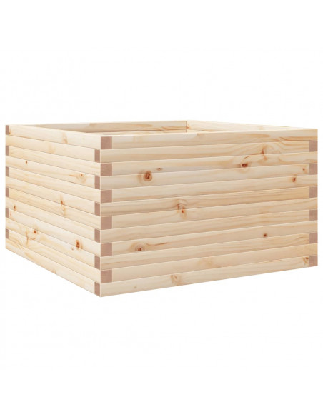 Fioriera da Giardino 80x80x46 cm in Legno Massello di Pino