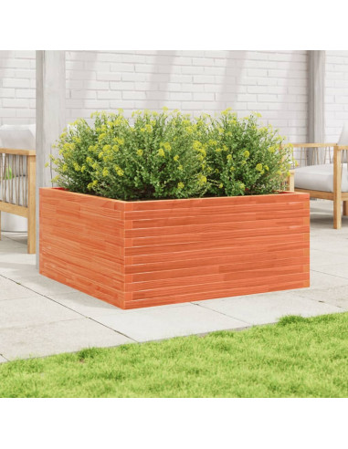 Fioriera Giardino 100x100x46 cm Legno Massello Pino