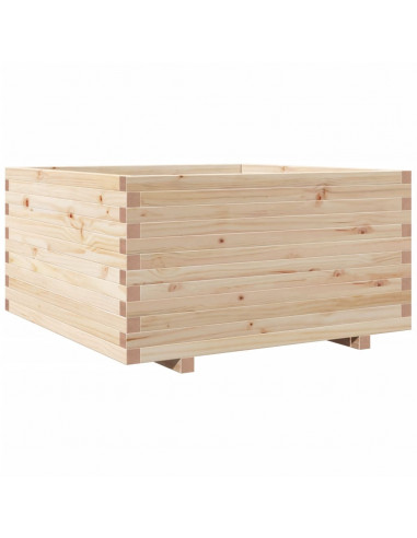 Fioriera da Giardino 90x90x49,5 cm in Legno Massello di Pino