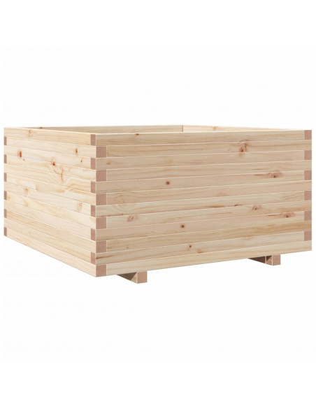 Fioriera da Giardino 90x90x49,5 cm in Legno Massello di Pino