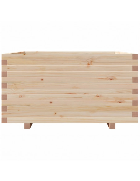 Fioriera da Giardino 90x90x49,5 cm in Legno Massello di Pino