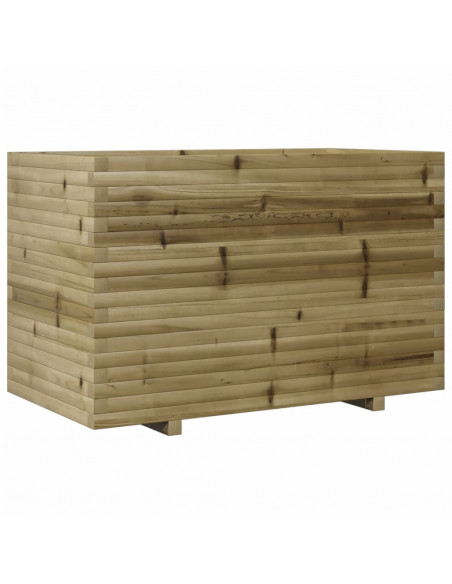Fioriera da Giardino 110x60x72 cm in Legno di Pino Impregnato