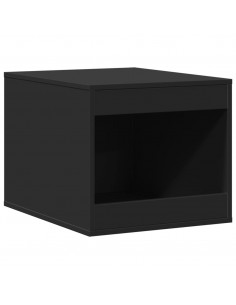 Recinto per Lettiera per Gatti Nero 47x59x42 cm in Truciolato 2