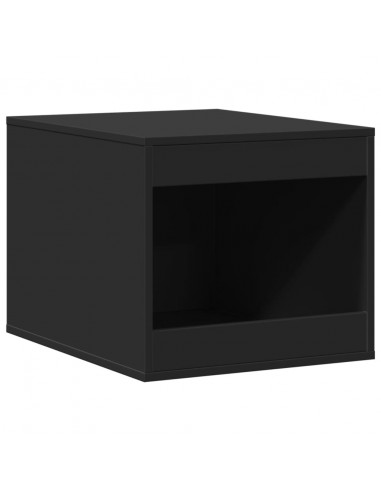 Recinto per Lettiera per Gatti Nero 47x59x42 cm in Truciolato