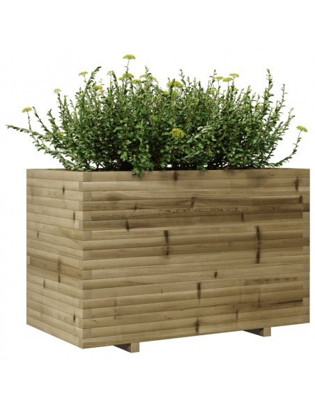 Fioriera da Giardino 110x60x72 cm in Legno di Pino Impregnato