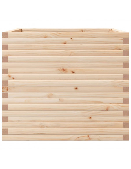 Fioriera da Giardino 80x80x68,5 cm in Legno Massello di Pino
