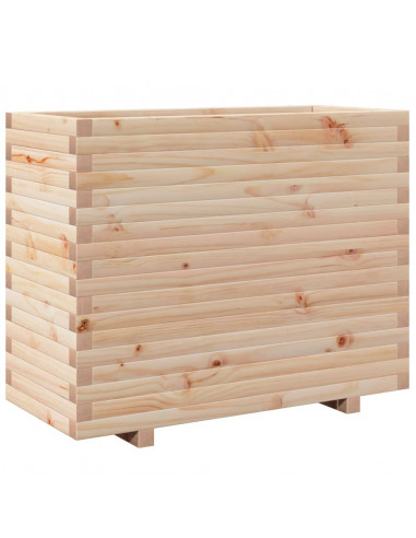 Fioriera da Giardino 90x40x72,5 cm in Legno Massello di Pino