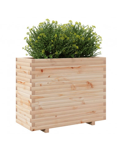 Fioriera da Giardino 90x40x72,5 cm in Legno Massello di Pino