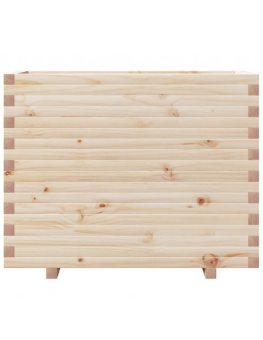 Fioriera da Giardino 90x40x72,5 cm in Legno Massello di Pino