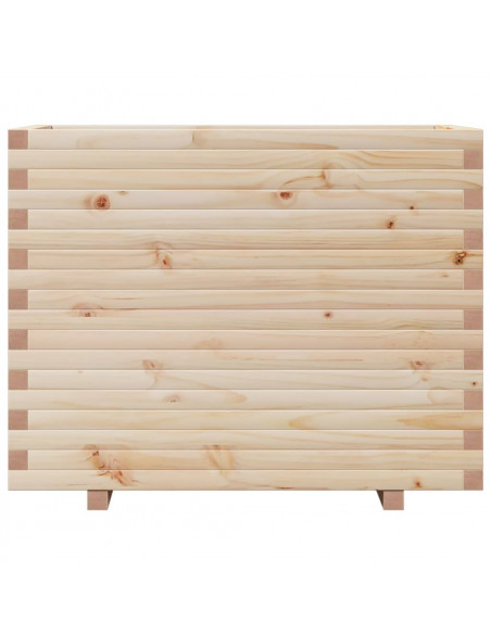 Fioriera da Giardino 90x60x72,5 cm in Legno Massello di Pino