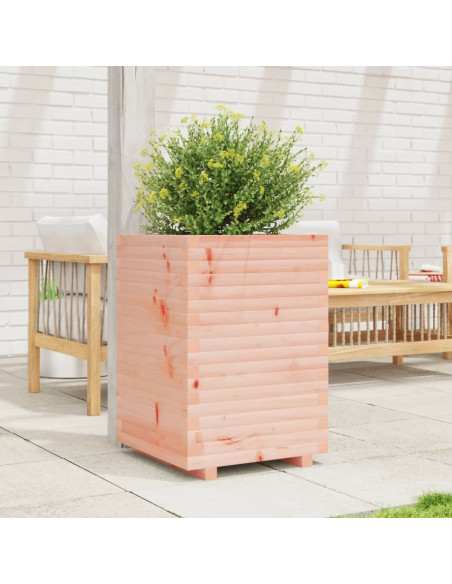 Fioriera da Giardino 50x50x72 cm in Legno Massello di Douglas