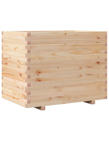 Fioriera da Giardino 90x60x72 cm in Legno Massello di Pino