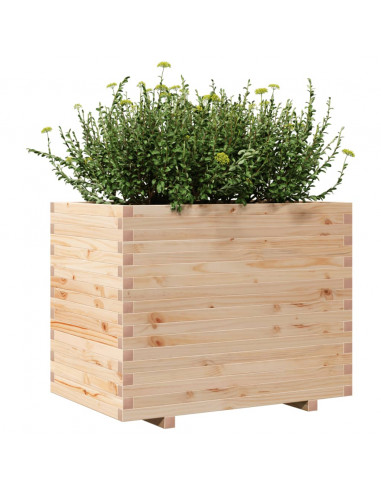 Fioriera da Giardino 90x60x72 cm in Legno Massello di Pino