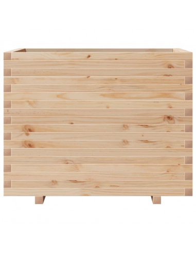 Fioriera da Giardino 90x60x72 cm in Legno Massello di Pino