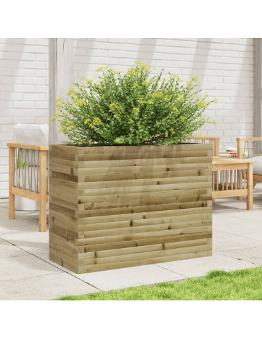 Fioriera da Giardino 90x40x68,5 cm in Legno di Pino Impregnato