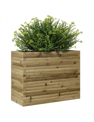 Fioriera da Giardino 90x40x68,5 cm in Legno di Pino Impregnato