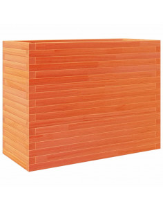 Fioriera Giardino Marrone Cera 90x40x68,5cm Legno Massello Pino 2