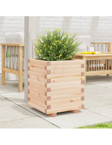 Fioriera da Giardino 40x40x49,5 cm in Legno Massello di Pino