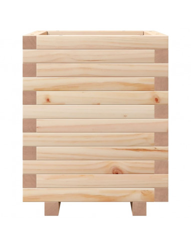 Fioriera da Giardino 40x40x49,5 cm in Legno Massello di Pino