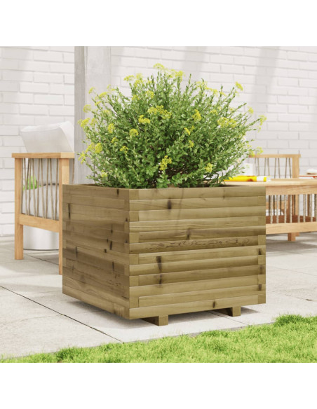Fioriera da Giardino 60x60x49,5 cm in Legno di Pino Impregnato