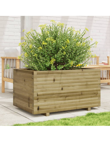 Fioriera da Giardino 90x60x49,5 cm in Legno di Pino Impregnato