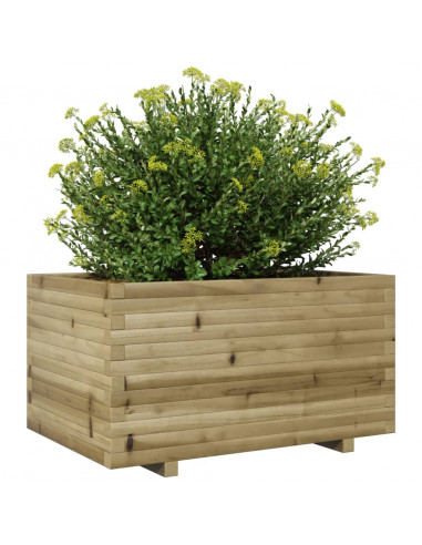 Fioriera da Giardino 90x60x49,5 cm in Legno di Pino Impregnato