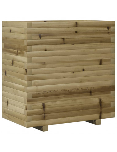 Fioriera da Giardino 70x40x72 cm in Legno di Pino Impregnato