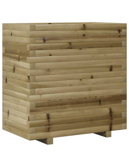 Fioriera da Giardino 70x40x72 cm in Legno di Pino Impregnato